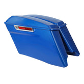 HR3 Electric Blue CVO Stretched Saddlebags For 14-23 Harley Touring